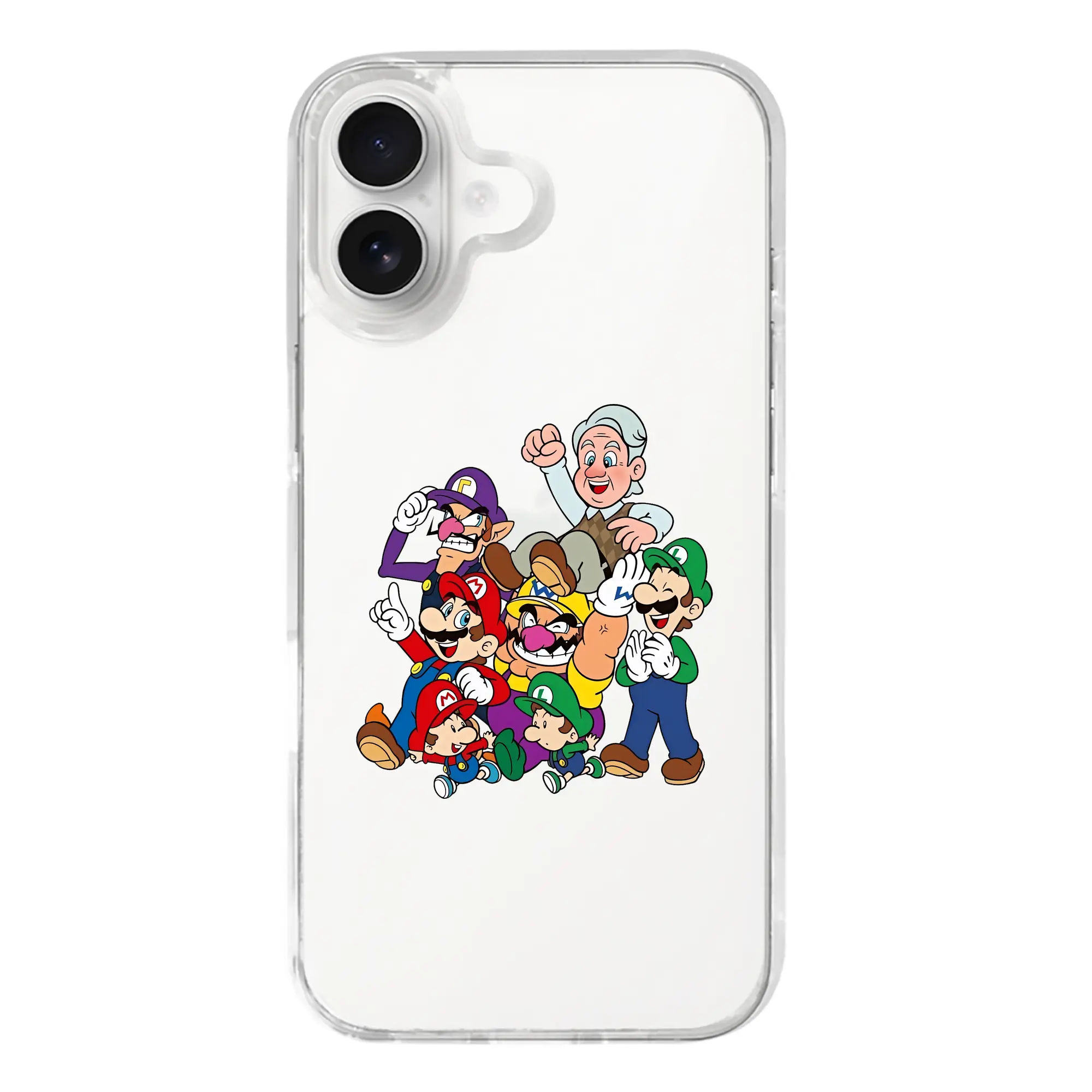 マリオ グッズ ワルイージ - iPhone 17シリーズ 透明スマホケース – 薄型・耐衝撃・精密フィット保護カバー